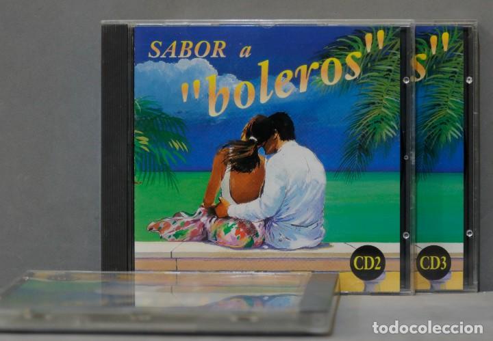 CDs de m&uacute;sica: 3 CD. SABOR A BOLEROS - Foto 3