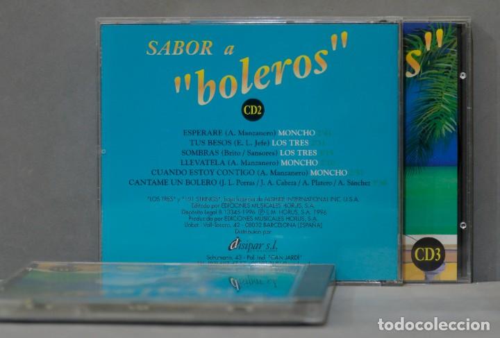 CDs de m&uacute;sica: 3 CD. SABOR A BOLEROS - Foto 4
