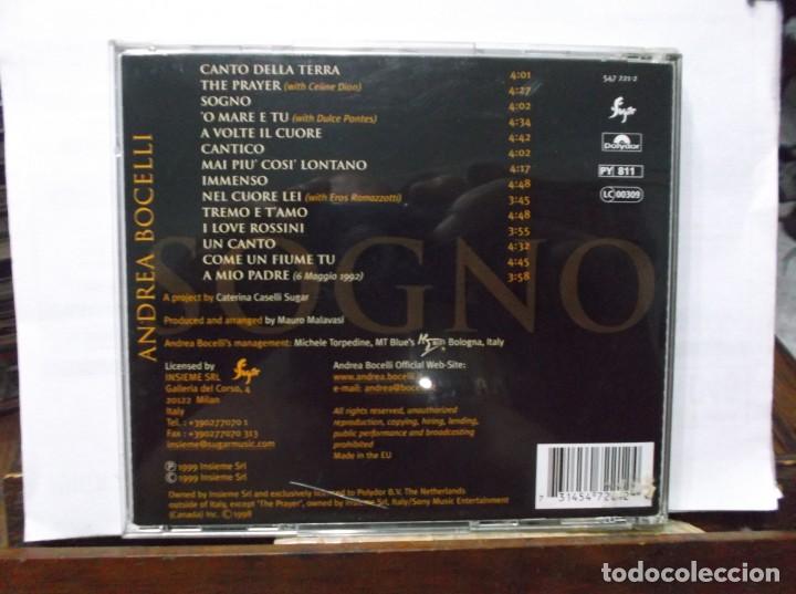 CDs de m&uacute;sica: ANDRE BOCELLI - SOGNO - Foto 2
