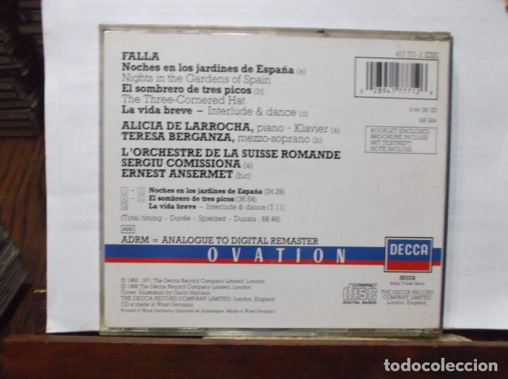 CDs de m&uacute;sica: MANUEL DE FALLA....... - Foto 2
