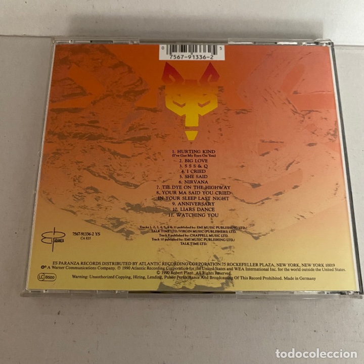 CDs de m&uacute;sica: CD - Robert plant - manic nirvana - Foto 2