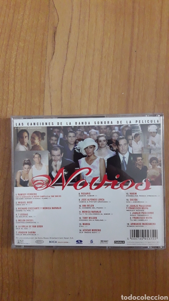CDs de m&uacute;sica: BSO NOVIOS - Foto 2