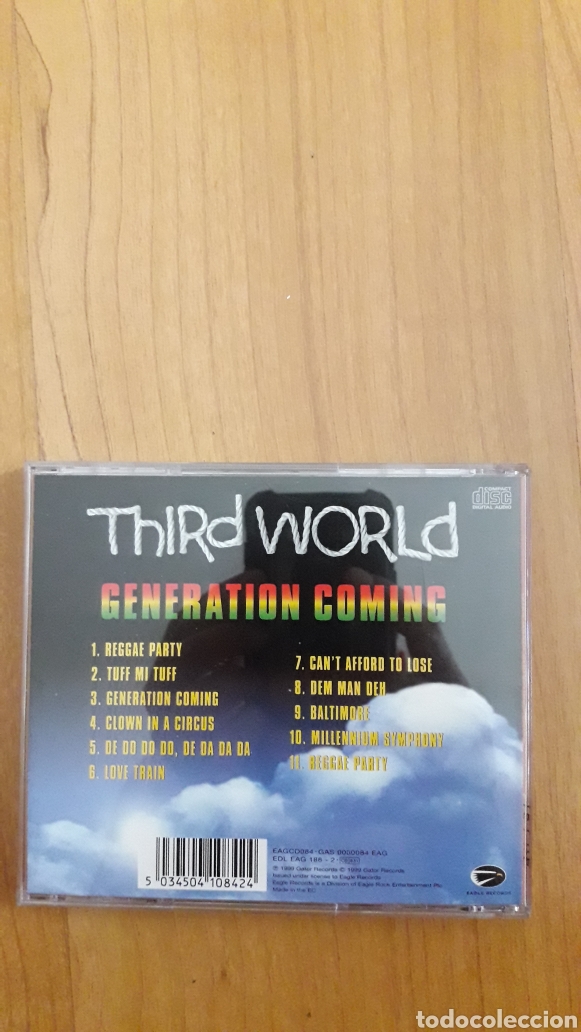 CDs de m&uacute;sica: THIRD WORLD. GENERATION COMING - Foto 2