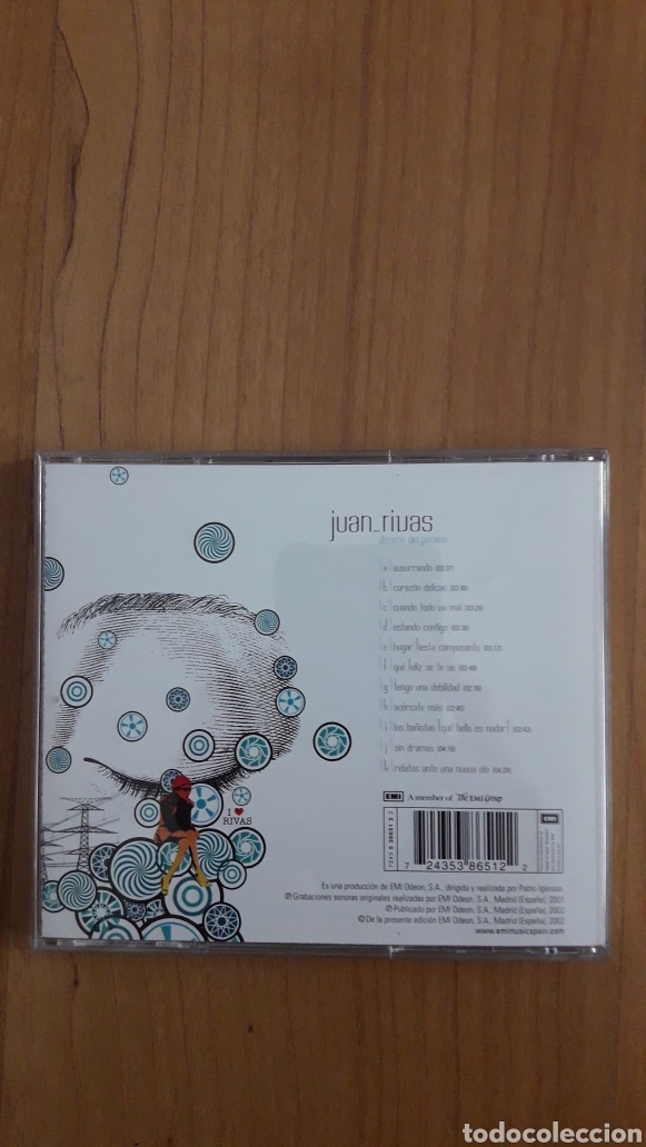 CDs de m&uacute;sica: JUAN RIVAS. DEVENIR DEL PARA&Iacute;SO - Foto 2