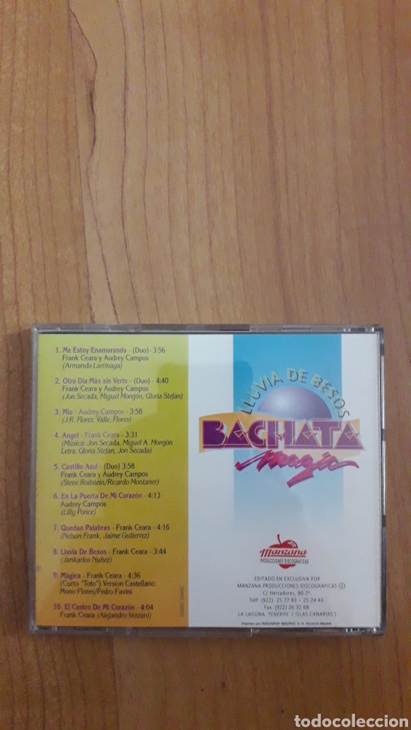 CDs de m&uacute;sica: BACHATA MAGIC. LLUVIA DE BESOS - Foto 2