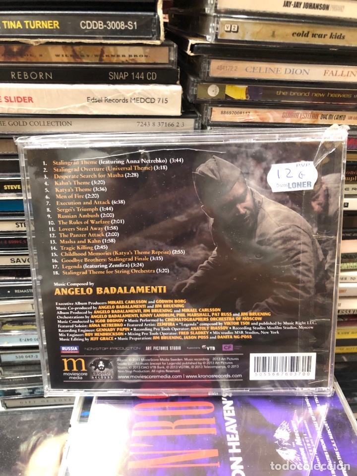 CDs de m&uacute;sica: Stalingrad Angelo Badalamenti precintada - Foto 2