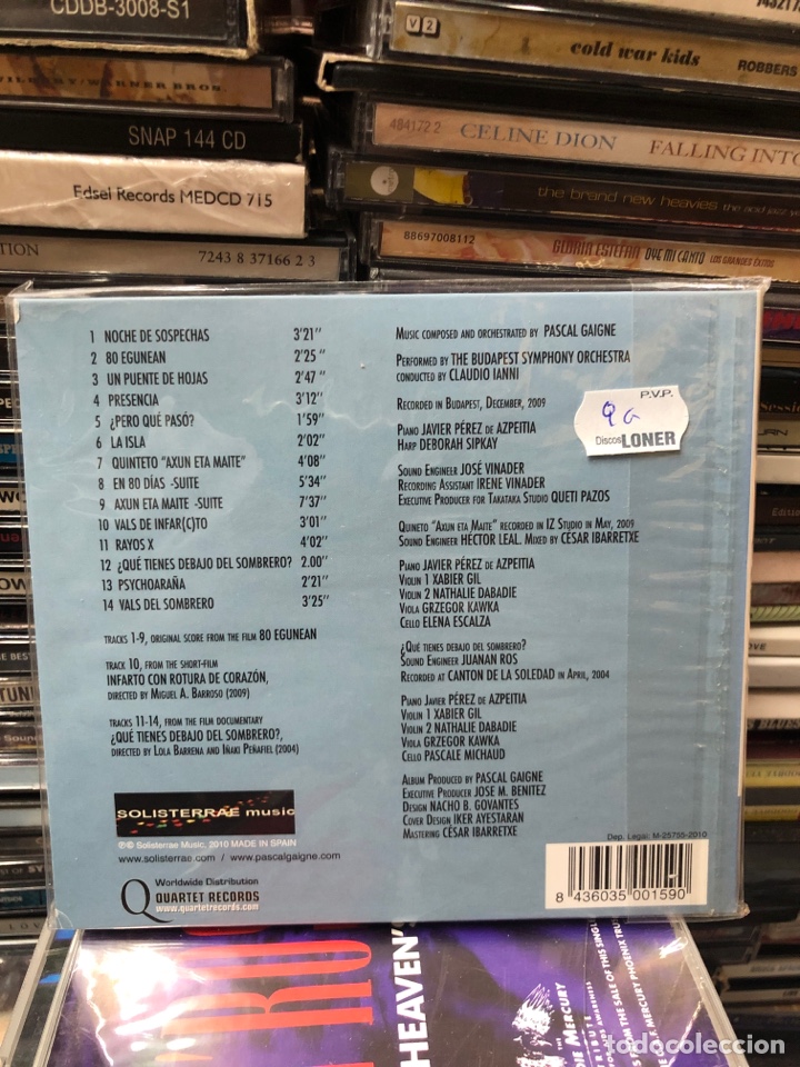 CDs de m&uacute;sica: 80 egunean Pascal Gaigne precintado - Foto 2