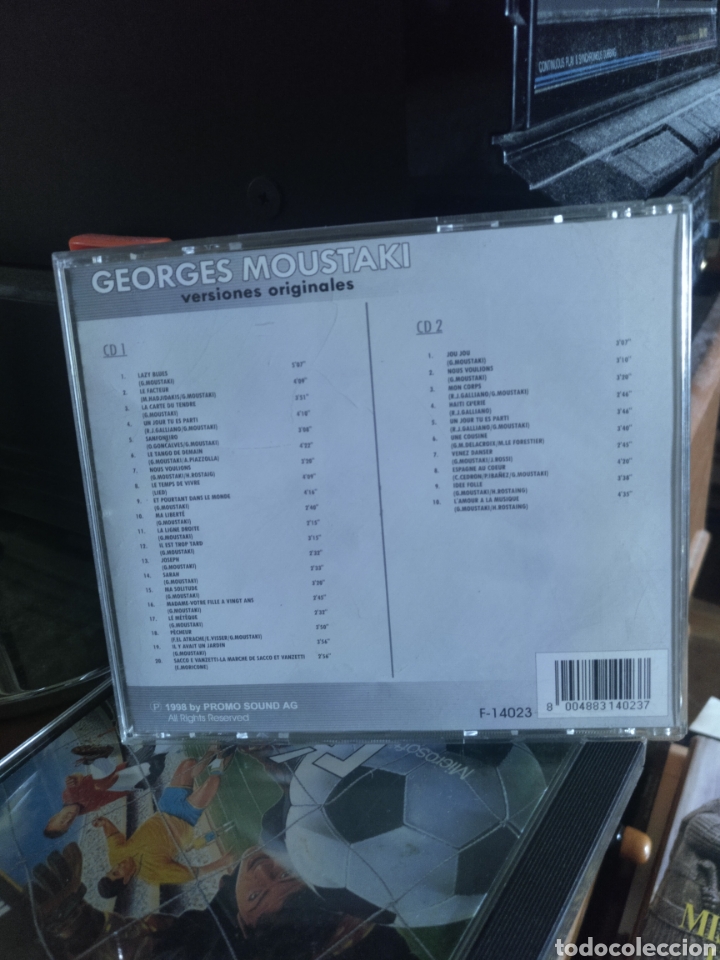 CDs de m&uacute;sica: Moustaki doble - Foto 2