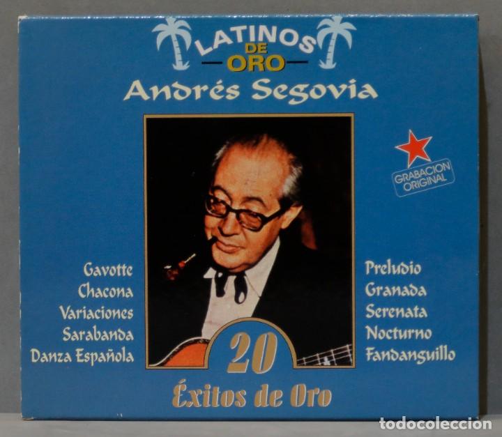 CDs de m&uacute;sica: 2 CD. 20 EXITOS DE ORO ANDRES SEGOVIA - Foto 1