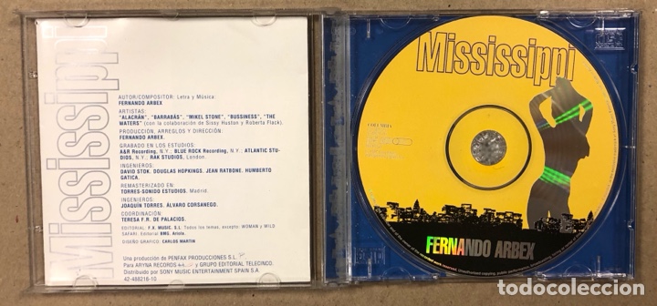 CDs de m&uacute;sica: FERNANDO ARBEX &ldquo;MISSISSIPPI&rdquo;. CD. - Foto 2