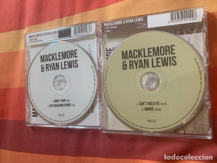 CDs de m&uacute;sica: MACKLEMORE & RYAN LEWIS - LOTE 2 SINGLES - Foto 2