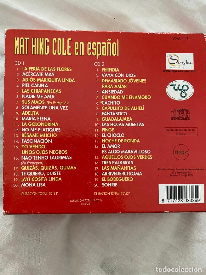 CDs de m&uacute;sica: NAT KING COLE EN ESPA&Ntilde;OL 2CD - Foto 2