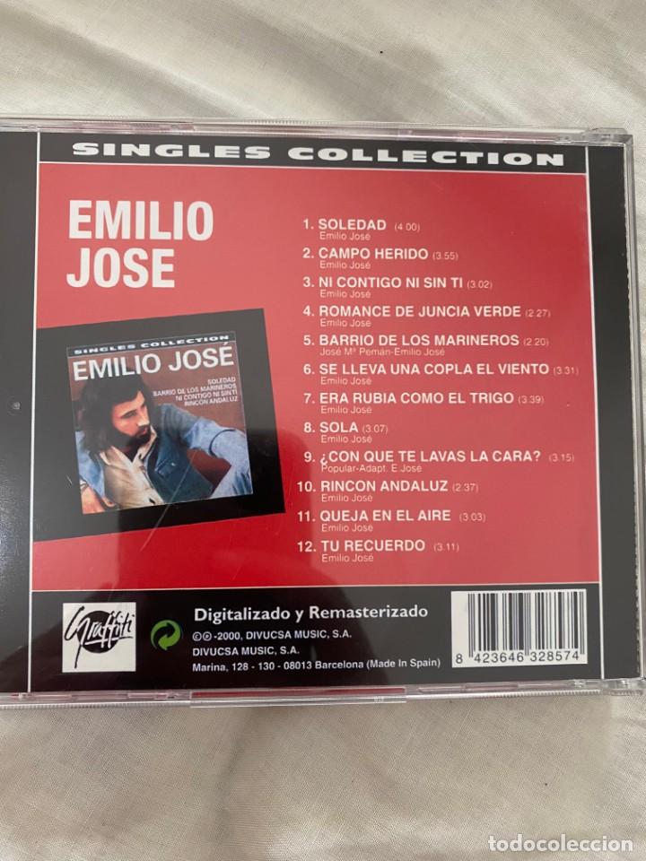 CDs de m&uacute;sica: EMILIO JOSE SINGLES COLLECTION A&Ntilde;O 2000 - Foto 2