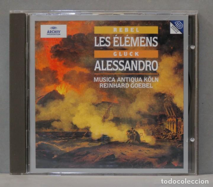 Music CDs: CD. LES ELEMENES. REBEL. ALLESANDRO. GLUCK