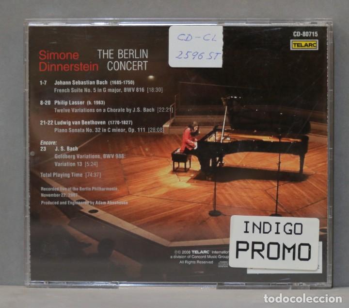 CDs de m&uacute;sica: CD. SIMONE DINNERSTEIN. THE BERLIN CONCERT - Foto 2