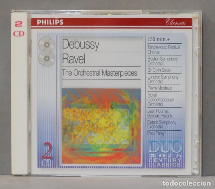 CDs de m&uacute;sica: 2 CD. RAVEL. DEBUSSY - Foto 1