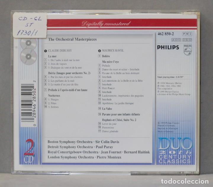 CDs de m&uacute;sica: 2 CD. RAVEL. DEBUSSY - Foto 2