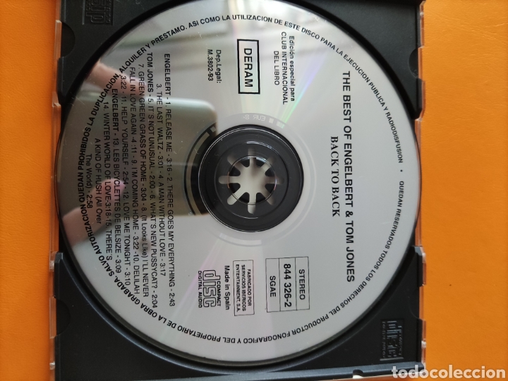CDs de m&uacute;sica: CD TOM JONES Engelbert Humperdinck - Foto 3