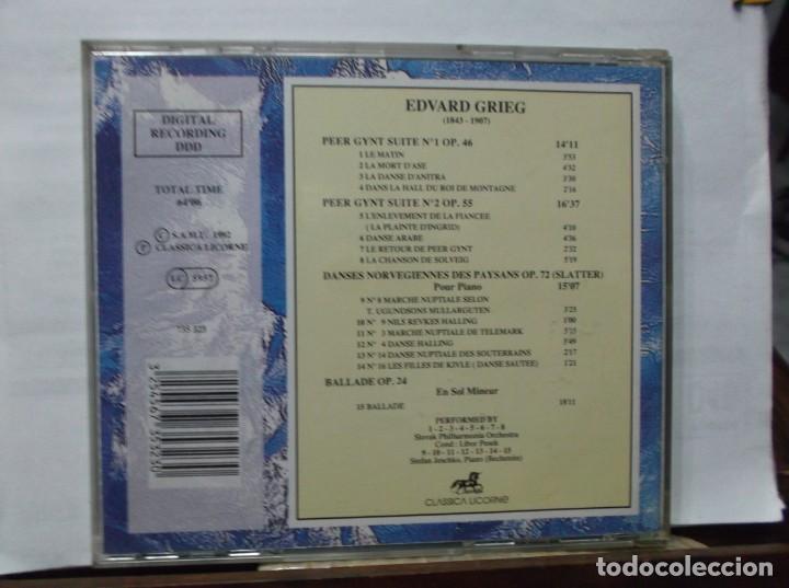 CDs de m&uacute;sica: GRIEG - PEER GUYNT SUITES N&ordm; 1 ET N&ordm; 2.... - Foto 2