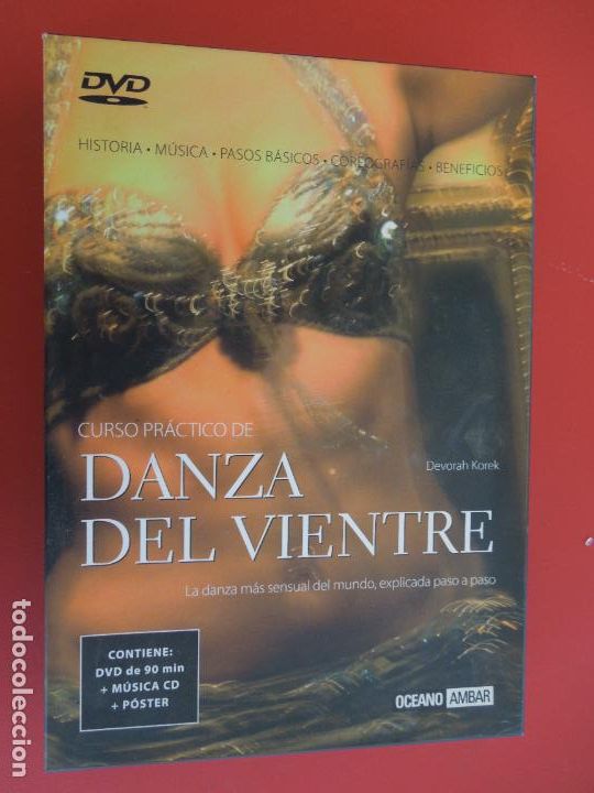 CDs de m&uacute;sica: DANZA DEL VIENTRE CURSO PRACTICO CD+DVD-LIBRO + POSTER - Devorah Korek- OCEANO AMBAR - Foto 1