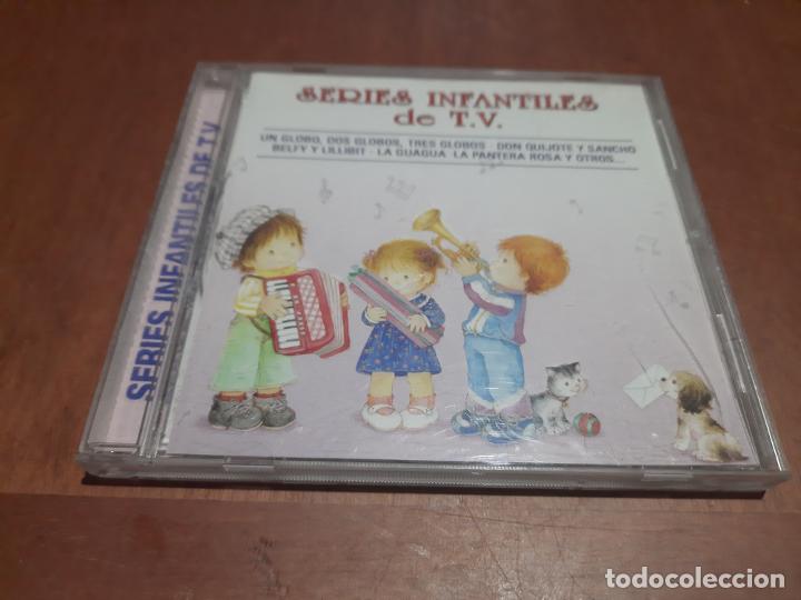 CD de M&uacute;sica: SERIES INFANTILES DE T.V. VARIOS AUTORES. CON 16 TEMAS. BUEN ESTADO