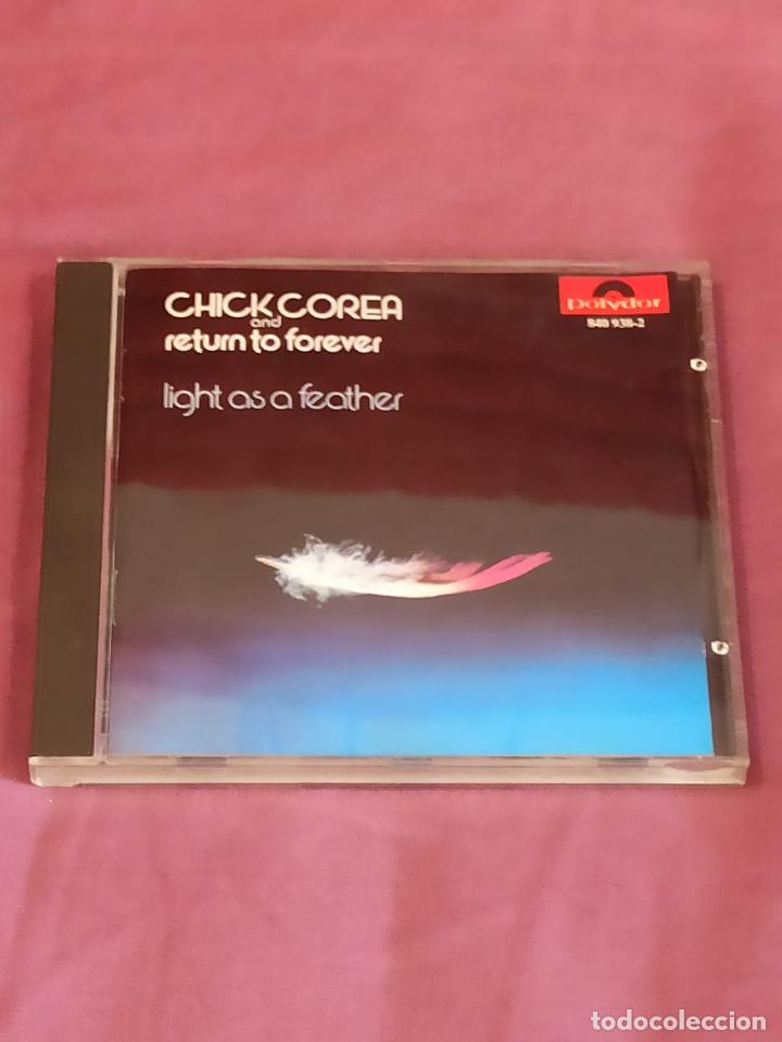 CDs de m&uacute;sica: CD LIGHT AS A FEATHER - CHICK COREA AND RETURN TO FOREVER (EST25) - Foto 1