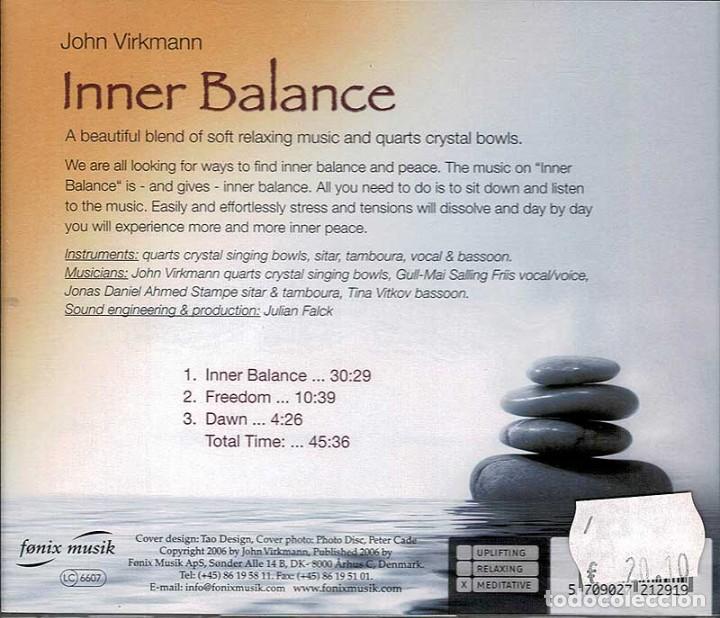 CDs de m&uacute;sica: John Virkmann - Inner Balance. CD - Foto 2