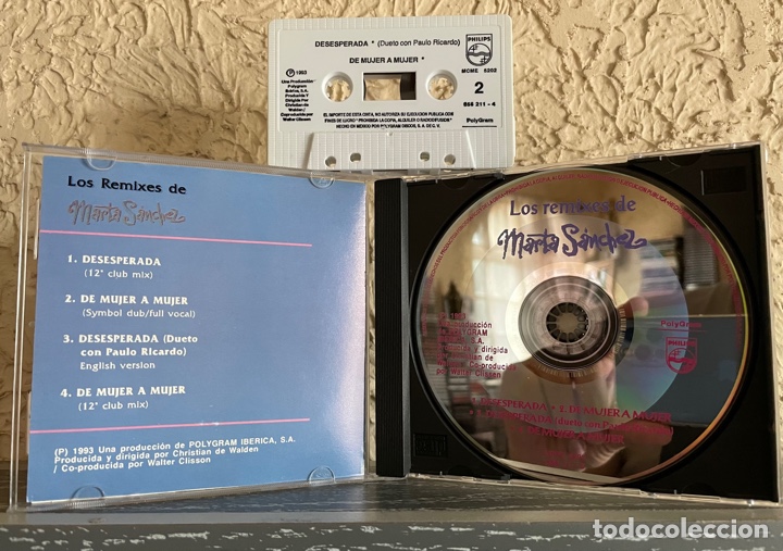 CDs de m&uacute;sica: Marta S&aacute;nchez - Los Remixes De CD & Cassette Mexico - Foto 3