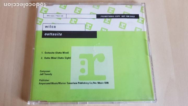 CDs de m&uacute;sica: WILCO - OUTTASITE - CD SINGLE - 2 TRACKS - WARNER - 1996 - Foto 1