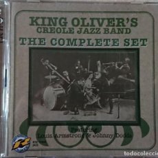 CDs de Música: KING OLIVER,S CREOLE JAZZ BAND - THE COMPLETE SET - 2 CD - LOUIS ARMSTRON-JOHNNY DODA. Lote 284541928