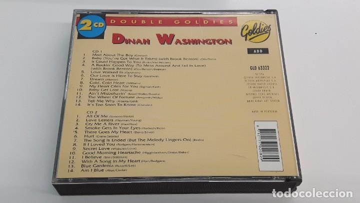 CDs de m&uacute;sica: 2 CD DINAH WASHINGTON - DOUBLE GOLDIES - Foto 4