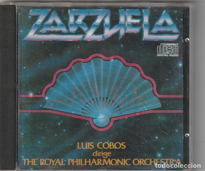 CDs de m&uacute;sica: LUIS COBOS - ZARZUELA (CD CBS 1986) SIN CODIGO DE BARRAS - Foto 1