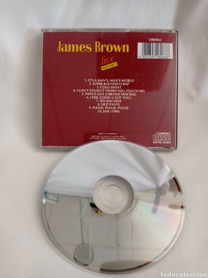 CDs de m&uacute;sica: CD James Brown live volumen 2 - Foto 2