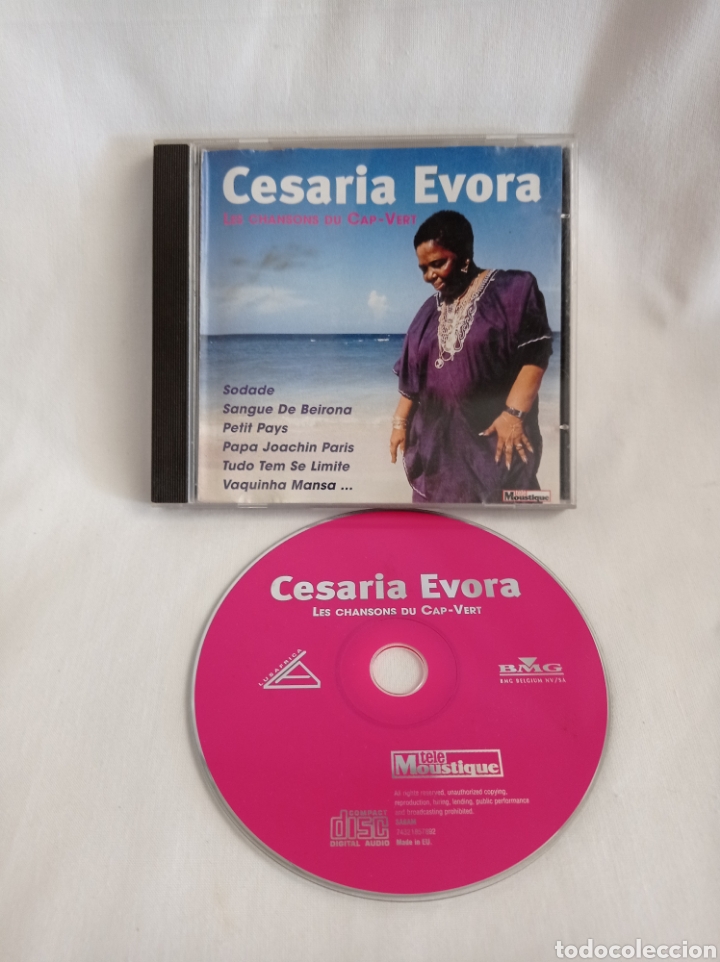 CDs de m&uacute;sica: CD CESARIA &Eacute;VORA LES CHANSONS DU CAP VERT BUEN ESTADO - Foto 1