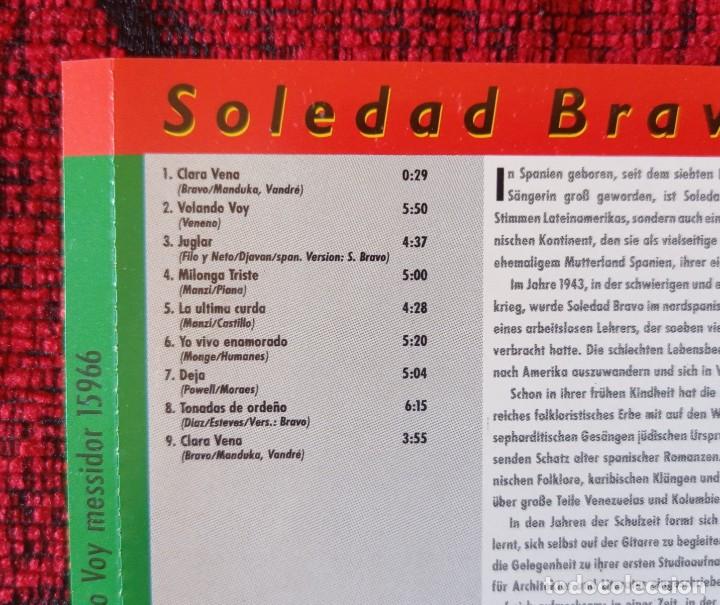 CDs de m&uacute;sica: SOLEDAD BRAVO CD VOLANDO VOY 1987 - Foto 2