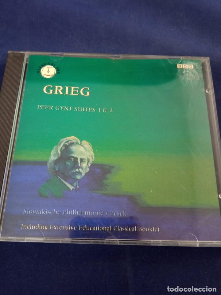 CDs de m&uacute;sica: CD GRIEG PEER GYNT SUITES 1 & 2. POINT - Foto 1