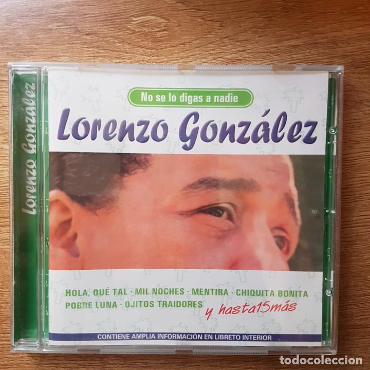 CDs de m&uacute;sica: CD LORENZO GONZ&Aacute;LEZ - Foto 1