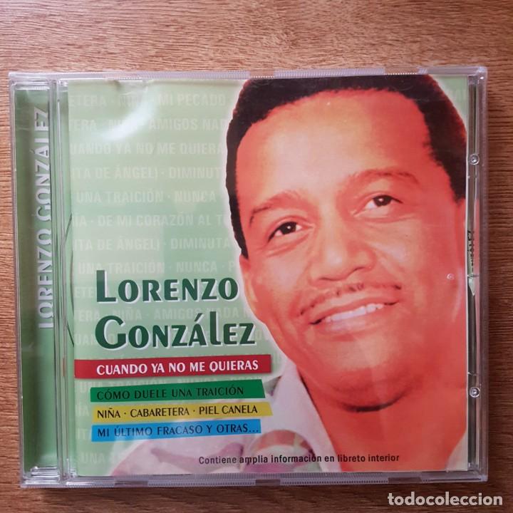 CDs de m&uacute;sica: CD LORENZO GONZ&Aacute;LEZ - Foto 1
