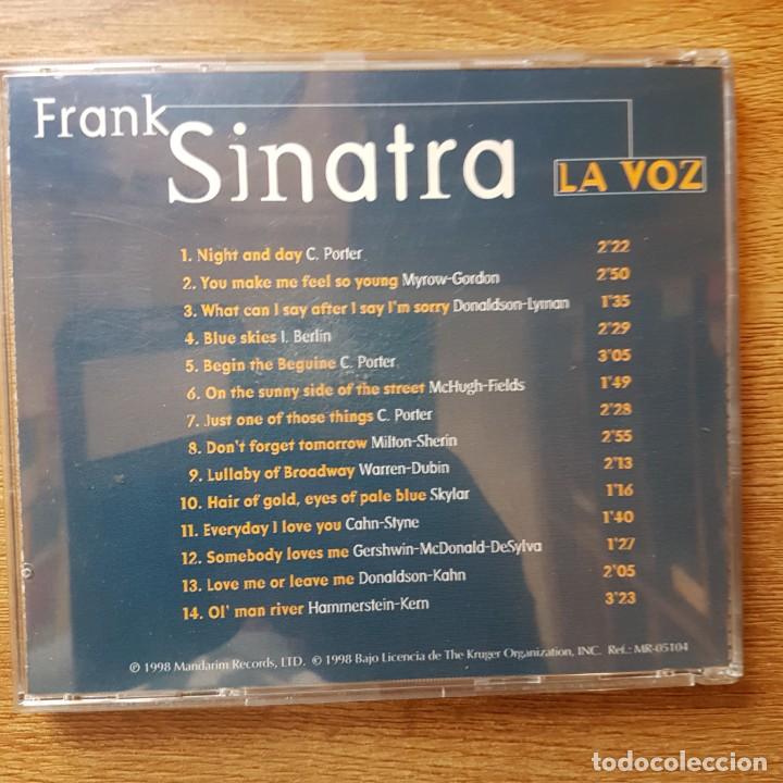 CDs de m&uacute;sica: CD FRANK SINATRA. LA VOZ 14 TEMAS ORIGINALES - Foto 2