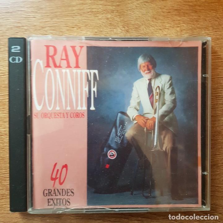 CDs de m&uacute;sica: 2 CDS RAY CONNIFF. 40 GRANDES &Eacute;XITOS - Foto 1