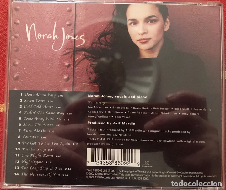 CDs de m&uacute;sica: Norah jones - Foto 2