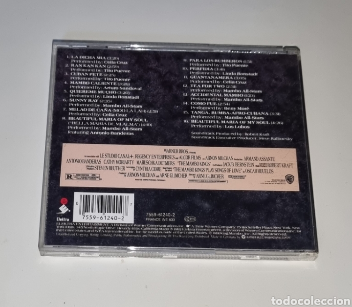 CDs de m&uacute;sica: BSO / CD 1992 GERMANY / THE MAMBO KINGS - Foto 3