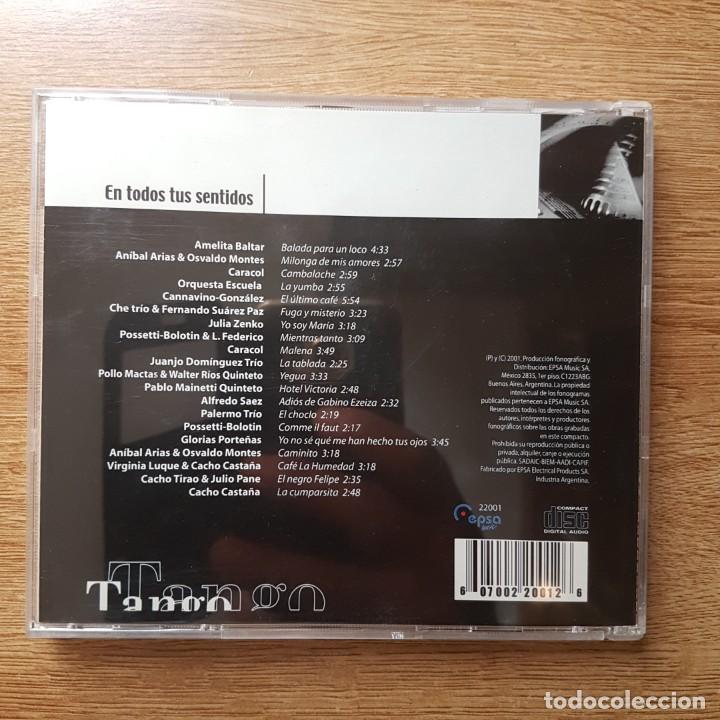 CDs de m&uacute;sica: CD TANGO TANGO. EN TODOS TUS SENTIDOS - Foto 2