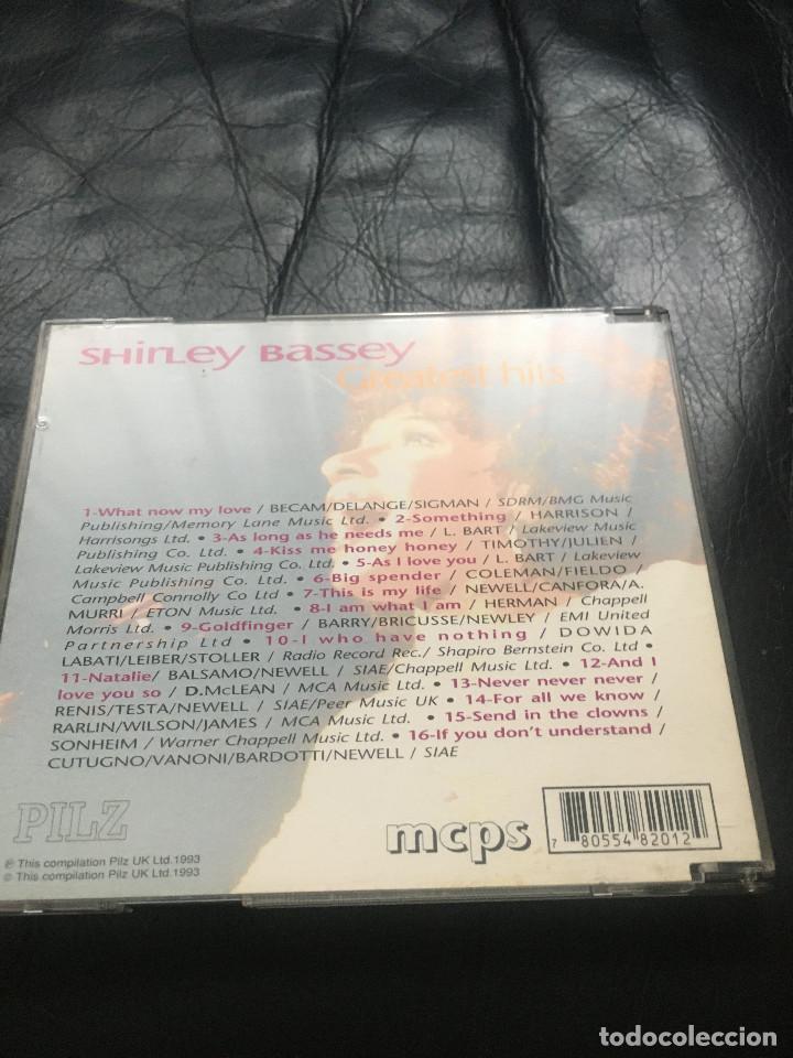 CDs de m&uacute;sica: cd shirley bassey greatest hits - Foto 2