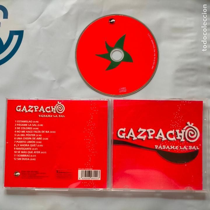CDs de m&uacute;sica: cd GAZPACHO ALBUM 12 TEMAS - Foto 1