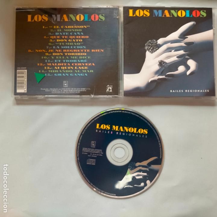 CDs de m&uacute;sica: CD LOS MANOLOS, BAILES REGIONALES - Foto 1