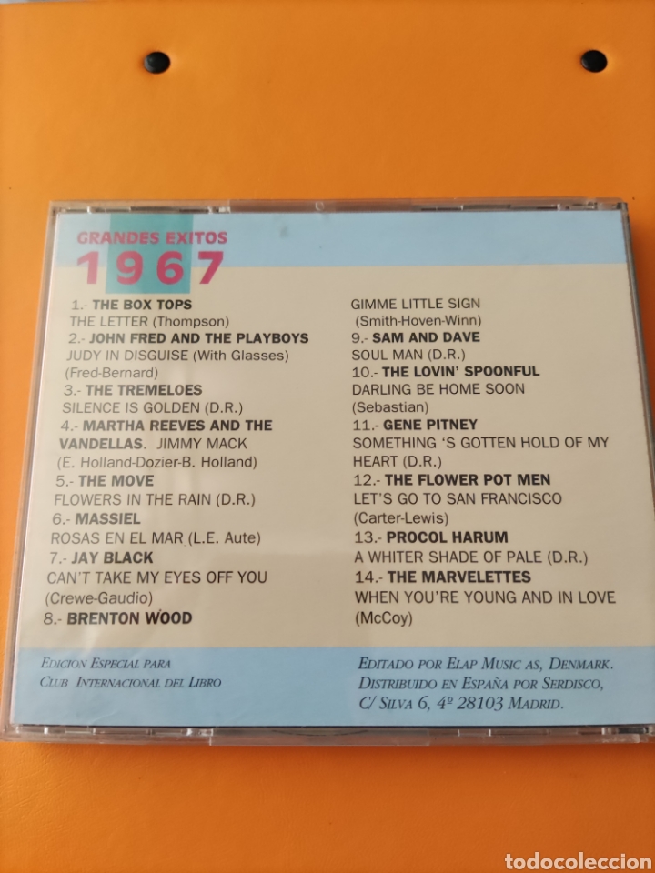 CDs de m&uacute;sica: CD- GRANDES &Eacute;XITOS- 1967 - Foto 2