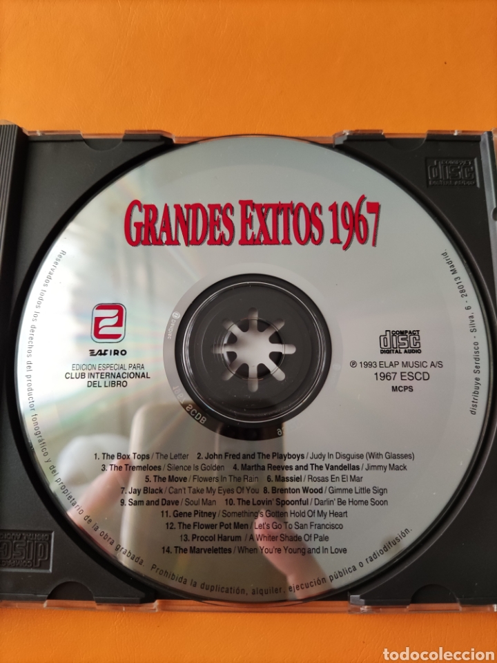 CDs de m&uacute;sica: CD- GRANDES &Eacute;XITOS- 1967 - Foto 3