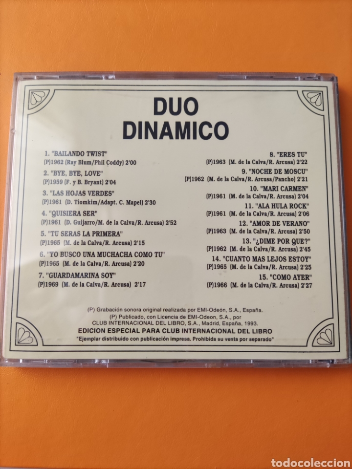 CDs de m&uacute;sica: CD- D&Uacute;O DIN&Aacute;MICO - Foto 2