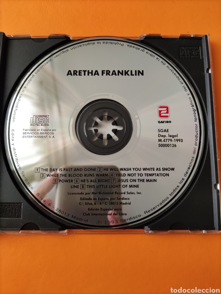 CDs de m&uacute;sica: CD- ARETHA FRANKLIN - Foto 3